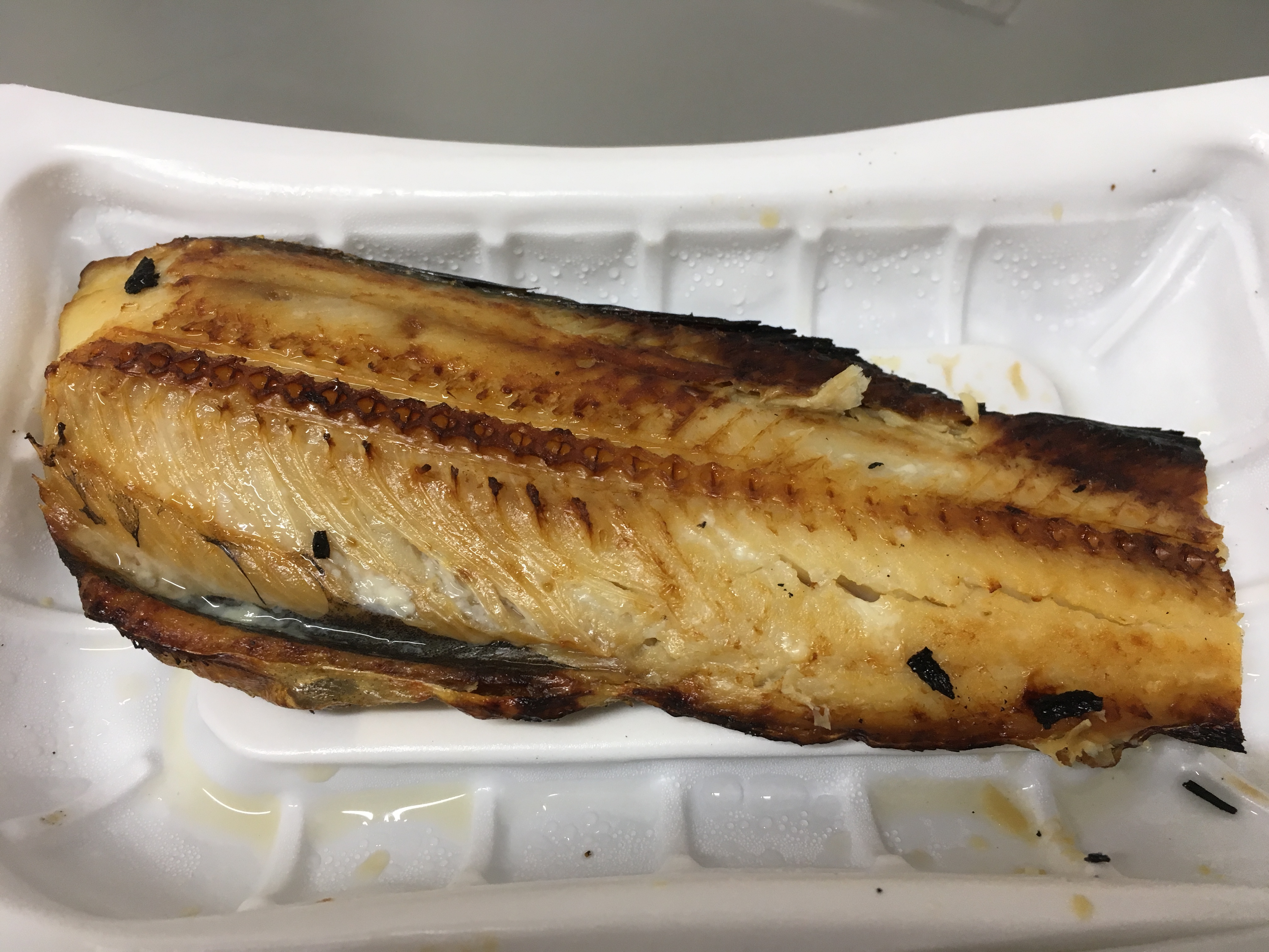 ほっけの塩焼きの調理後