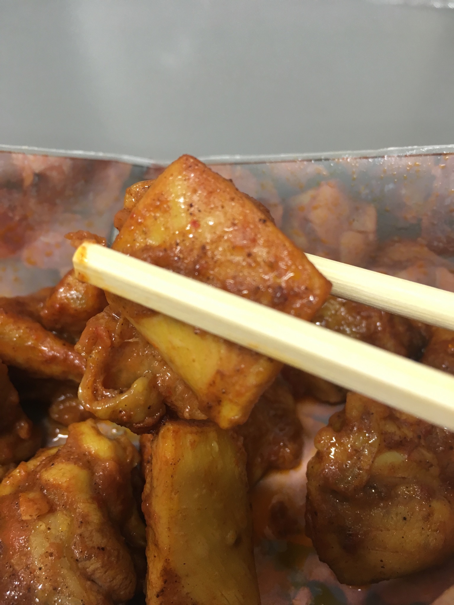 おつまみタンドリー風チキンのアップ