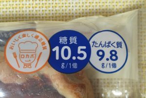 ローソンのブランのソーセージデニッシュの糖質