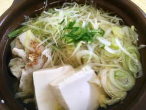 セブンの1/2日分の野菜!ねぎ鍋