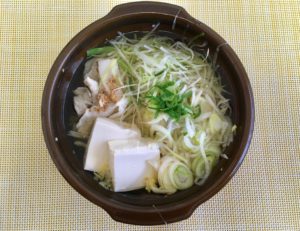 セブンの1/2日分の野菜!ねぎ鍋
