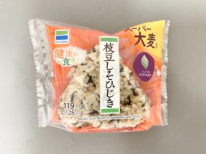 ファミマのスーパー大麦 枝豆しそひじき